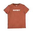 SAYSKY Logo Pace T-shirt Heren Bruin