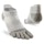 Injinji Run Lightweight No-Show/Coolmax Socks Heren Grijs