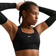 Nike Swift Dri-FIT High-Support Sports Bra Dames Zwart
