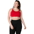 ASICS Road Combination Zip Bra Dames Rood