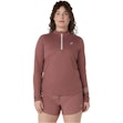 ASICS Icon 1/2 Zip Shirt Dames Bruin