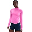 Nike Swift Dri-FIT Half Zip UV Shirt Dames Roze