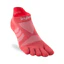 Injinji Ultra Run No-Show Socks Dames Rood