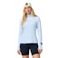 Brooks Dash 1/2 Zip Shirt 3.0 Dames Blauw