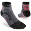 Injinji Ultra Run Mini-Crew Socks Dames Zwart