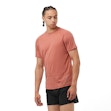 Salomon Cross Run T-shirt Heren Roze