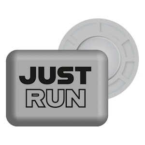BibBits Race Number Magnets - Just Run BibBits Race Number Magnets - Just Run