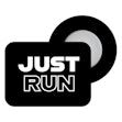 BibBits Race Number Magnets - Just Run Zwart