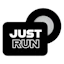 BibBits Race Number Magnets - Just Run Zwart