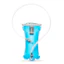 HydraPak Velocity 1.5 L Blauw
