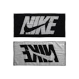 Nike Jacquard Medium Graphic Towel Zwart