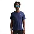 Nike Miler Dri-FIT UV T-shirt Heren Blauw