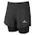 Ronhill Tech Twin 4.5 Inch Short Dames Zwart