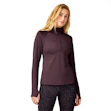 Brooks Dash 1/2 Zip Shirt 3.0 Dames Paars