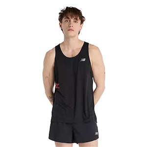 New Balance Athletics Graphic Singlet Heren New Balance Athletics Graphic Singlet Heren