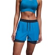 On 3 Inch Performance 2in1 Shorts Dames Blauw