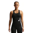 Nike Tempo Swoosh Run Dri-FIT Tank Top Dames Zwart