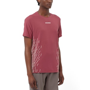 Salomon Sense Aero Graphic T-shirt Heren Salomon Sense Aero Graphic T-shirt Heren