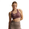 Nike Swoosh Dri-FIT Medium Support Padded Sports Bra Dames Bruin