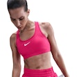 Nike Swoosh Dri-FIT Medium Support Padded Sports Bra Dames Roze