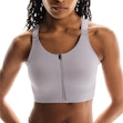 On Endurance Bra Zip Dames Creme