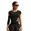 Nike Tempo Swoosh Run Dri-FIT T-shirt Dames Zwart