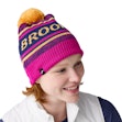 Brooks Heritage Pom Beanie Unisex Multi