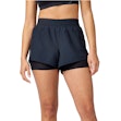 Brooks Dash 2-in-1 Shorts Dames Zwart