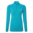 Ronhill Core Thermal 1/2 Zip Shirt Dames Blauw