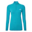 Ronhill Core Thermal 1/2 Zip Shirt Dames Blauw