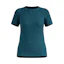 Odlo Essential Seamless Crew Neck T-shirt Dames Blauw