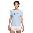Nike One Swoosh Dri-FIT T-shirt Dames Blauw