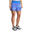 Brooks Chaser 5 Inch Short Dames Blauw