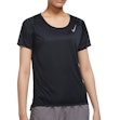 Nike Dri-FIT Race T-shirt Dames Zwart