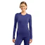 Odlo Merino 200 Baselayer Crew Neck Shirt Dames Paars