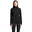Craft Flow Half Zip Shirt Dames Zwart