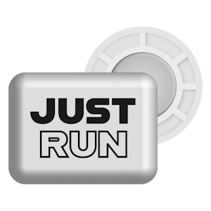 BibBits Race Number Magnets - Just Run BibBits Race Number Magnets - Just Run