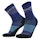 Brooks High Point Crew Socks Unisex Blauw