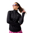 Brooks Dash 1/2 Zip Shirt 3.0 Dames Zwart