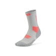CEP Core Run 5.0 Mid Cut Compression Socks Heren Grijs