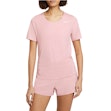 Nike City Sleek T-Shirt Dames Roze