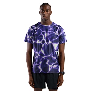 Odlo Zeroweight Chill-Tec Print Crew Neck T-shirt Heren Odlo Zeroweight Chill-Tec Print Crew Neck T-shirt Heren