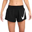 Nike One Swoosh Dri-FIT Mid-Rise 3 Inch Brief-Lined Hybrid Shorts Dames Zwart