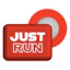 BibBits Race Number Magnets - Just Run Rood
