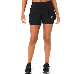 ASICS Road 2in1 3.5 Inch Short Dames ASICS Road 2in1 3.5 Inch Short Dames