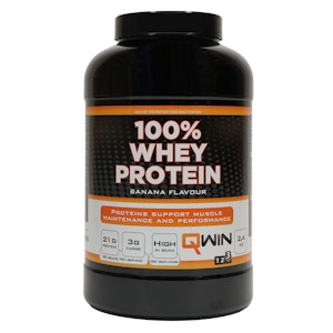 QWIN 100% Whey Protein 2.4 kg Banana