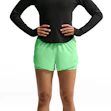 Nike Swift Dri-FIT Mid-Rise 2-in-1 Shorts Dames Limegroen